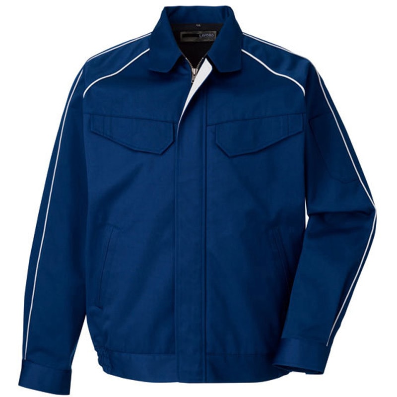 5315-02-BIG ブルゾン(静電気帯電防止素材使用) 日新被服 ネイビー色 BIG着丈74cm  5315-02-BIG