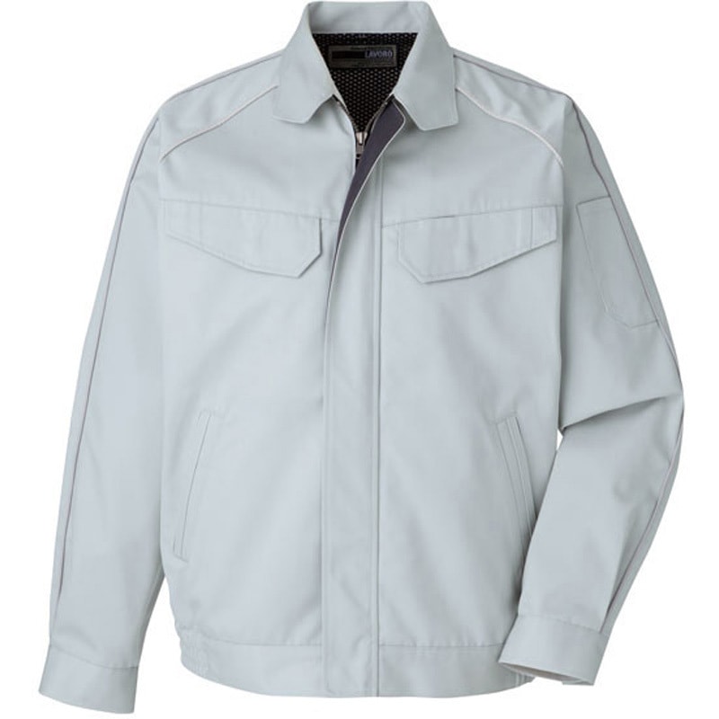 5315-40-BIG ブルゾン(静電気帯電防止素材使用) 日新被服 シルバ-色 BIG着丈74cm  5315-40-BIG 4,963円