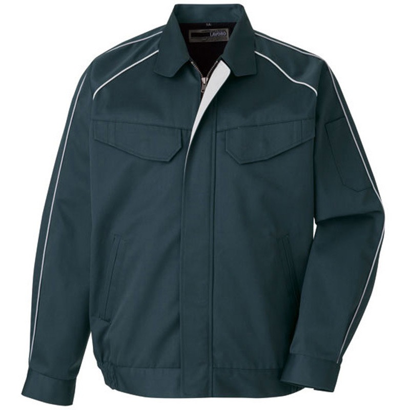 5315-52-BIG ブルゾン(静電気帯電防止素材使用) 日新被服 ライトブラック色 BIG着丈74cm  5315-52-BIG