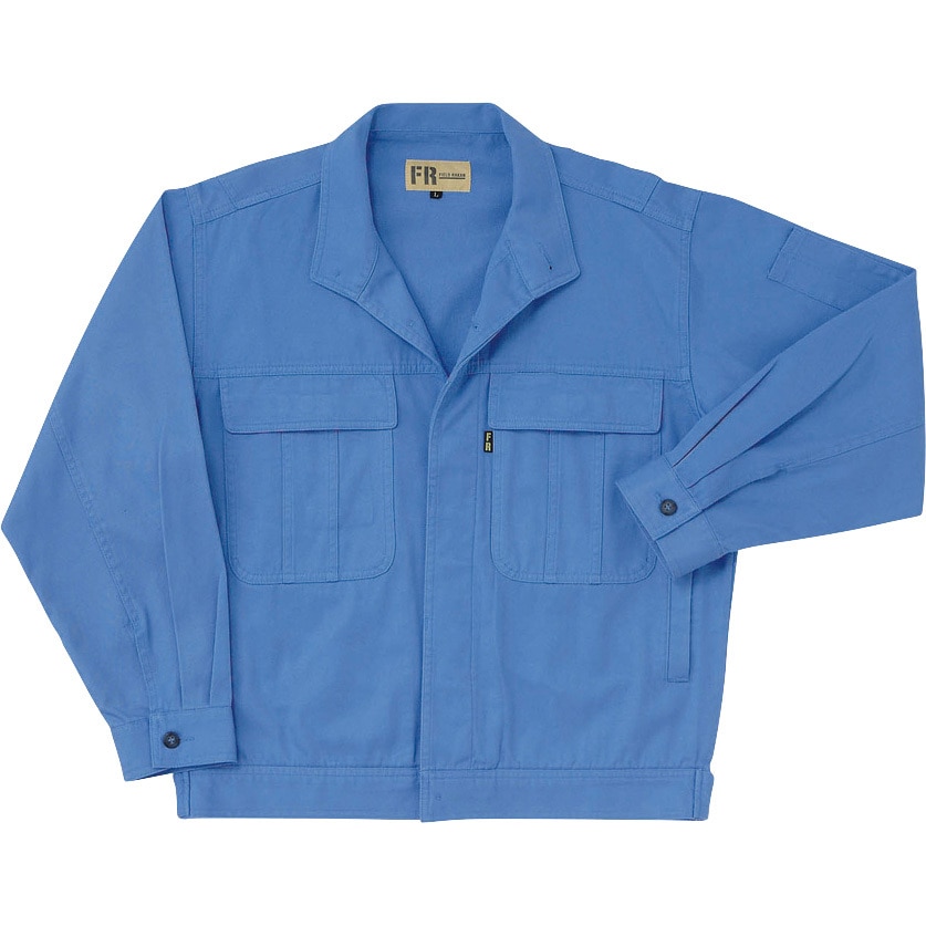 C1005-30-L 比ヨクジャンパー C1005 日新被服 ブルー色 L着丈67cm