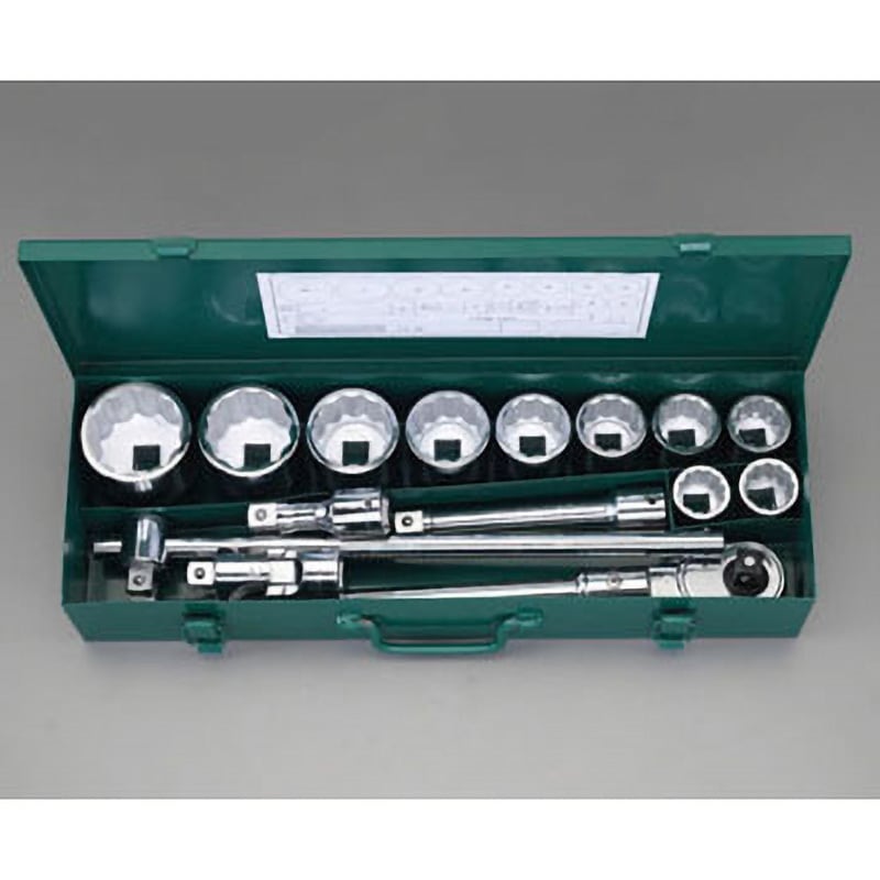 EA687EA 3/4"sq ソケットレンチセット(ミリサイズ) 1個 エスコ 【通販モノタロウ】