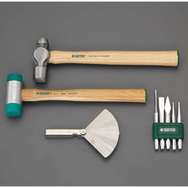 EA687YA-40 4個組 ハンマー&ピンポンチセット(トレー入) 1個 エスコ 【通販モノタロウ】