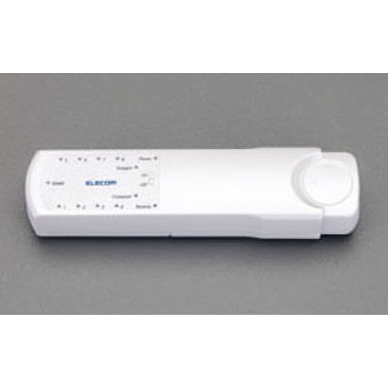 EA712AF-10 LANケーブルテスター エスコ 寸法36(W)×141(D)×24(H)mm  EA712AF-10