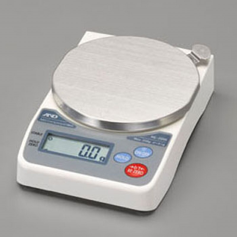 EA715CB-27 2000g(1.0g) 電子はかり エスコ 計量皿寸法Φ130mm  EA715CB-27