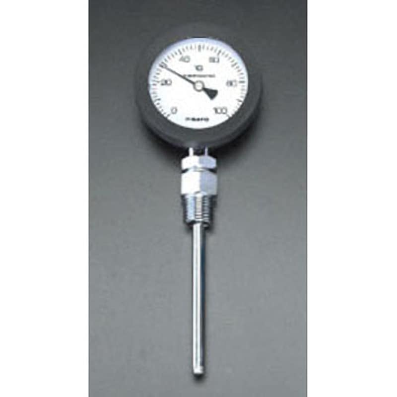 EA727AA-7 0-100℃/100mm バイメタル式温度計 1個 エスコ 【通販モノタロウ】