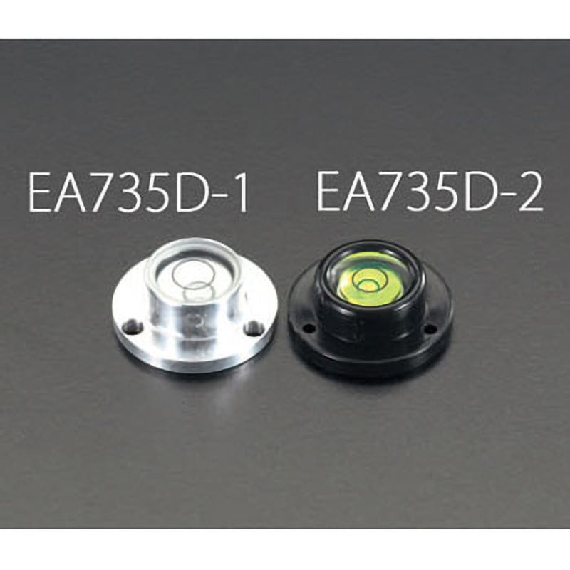 EA735D-1 30x11mm 目玉レベル(白) 1個 エスコ 【通販モノタロウ】
