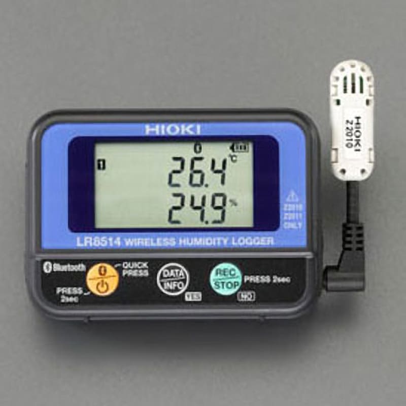 EA742HC-10 ワイヤレス温湿度ロガー 1個 エスコ 【通販モノタロウ】