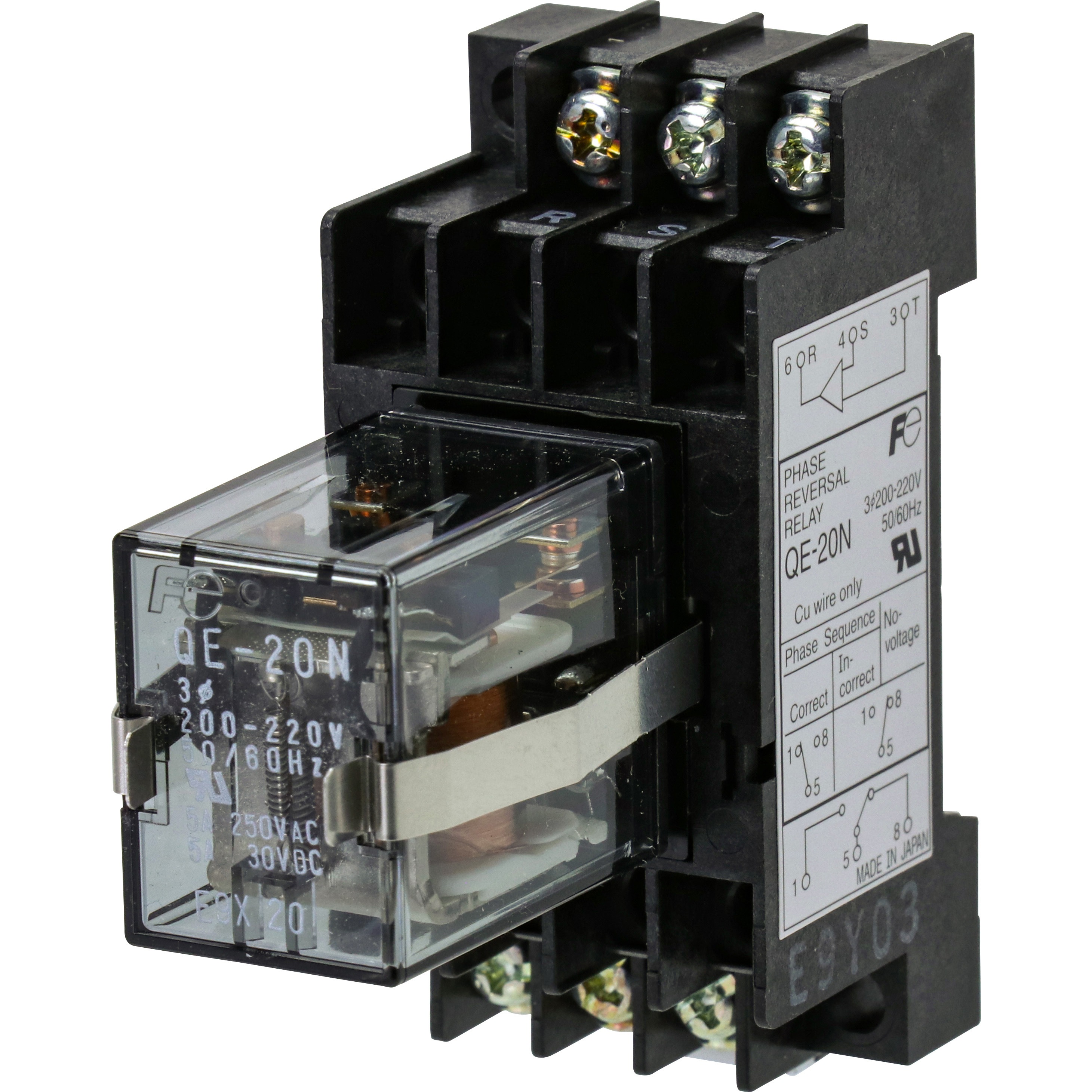 QE-20 N 反相リレー QEシリーズ 1個 富士電機 【通販モノタロウ】 QE-20 N 反相リレー QEシリーズ 1個 富士電機 【通販モノタロウ】