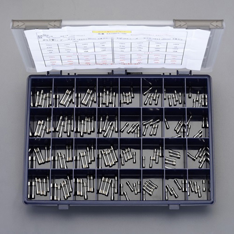 EA758ZZ-100 125V・250V/Φ5.2・Φ6.4mm 管ヒューズセット エスコ 1個 EA758ZZ-100