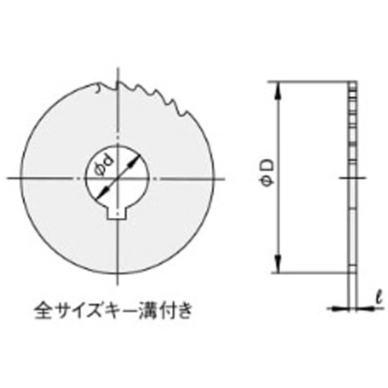 F-MS 75X0.4X25.4X60NT 細目メタルソー F-MS MRT 外径75mm穴径25.4mm