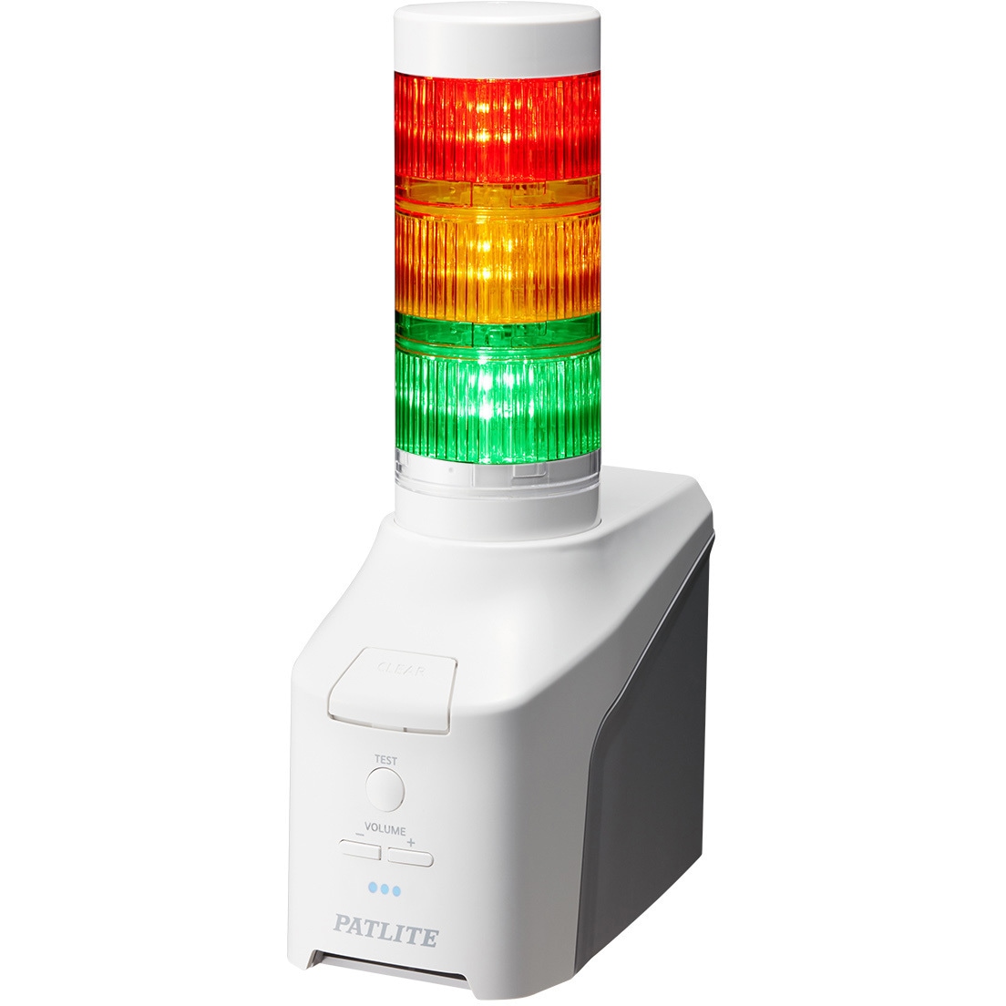 PATLITE グリーン信号灯 NHV6-3DP-RYG ネットワーク制御信号灯 パトライト(PATLITE) 直付け