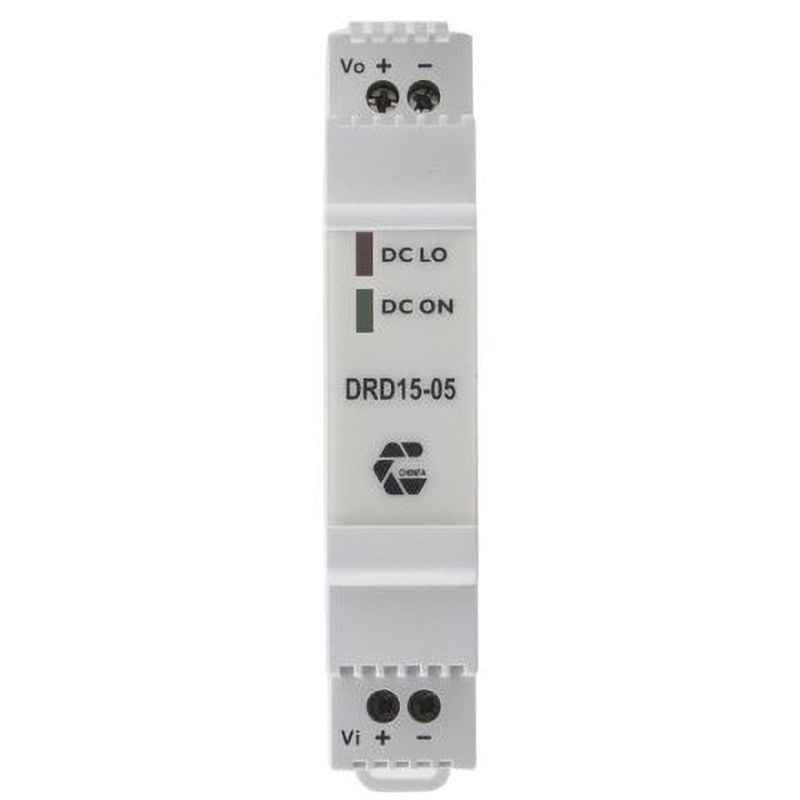 DRD15-05 Chinfa DINレールパネル取り付け電源 Chinfa DC9-36V DRD15シリーズ 2.7A DC5V 13.5W