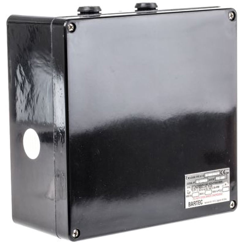 GB 255 - 730385 Bartec ジャンクションボックス ガラス繊維強化PET 黒 Bartec IP66 11.5A GBシリーズ 長さ255mm幅250mm高さ120mm 1個 GB 255 - 730385