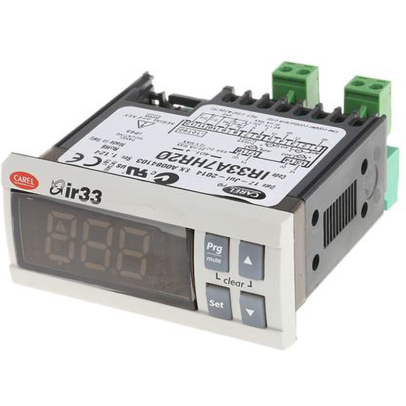 IR33A7HR20 Carel 温度調節器 (PID制御) SSR IR33 CAREL 電源電圧(V):115～230ac シングルライン  1個