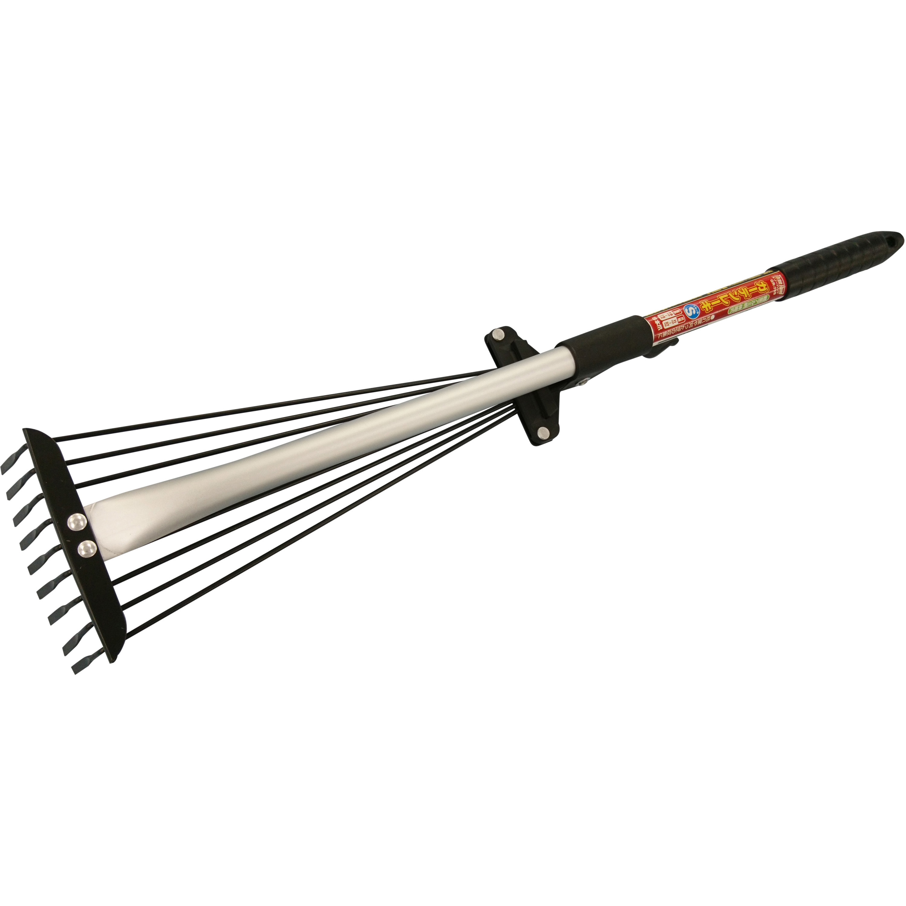 GR-75S 軽量アルミ柄 伸縮式ガーデンレーキ Three Hand 爪数9本 GR-75S