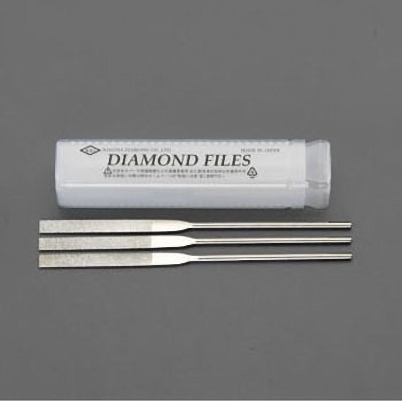 EA826NF 140mm ダイヤモンド鑢(精密・平/3粒度・3本組) 1個 エスコ 【通販モノタロウ】