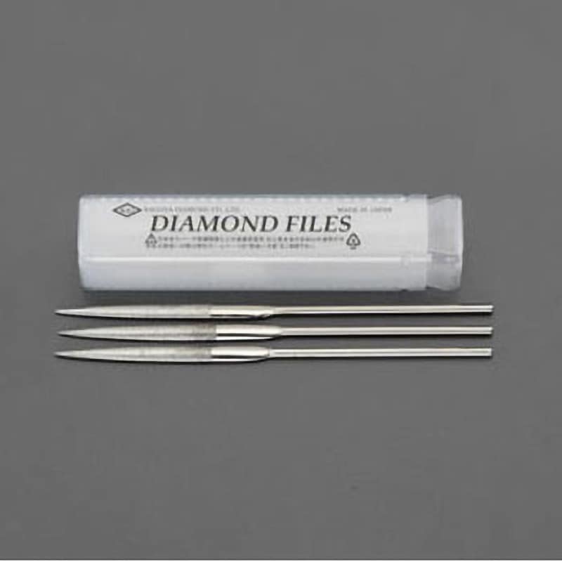 EA826NG 140mm ダイヤモンドヤスリ(精密・半丸/3粒度・3本組) 1個 エスコ 【通販モノタロウ】