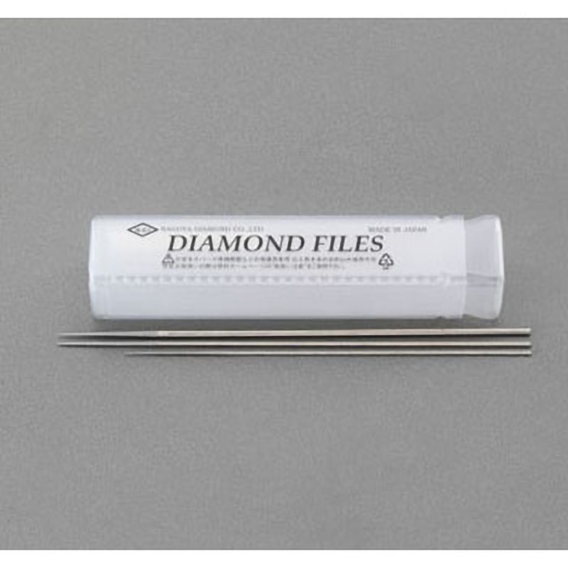 EA826NX 140mm/#600 ダイヤモンドヤスリ(極細・丸・3本組) 1個 エスコ 【通販モノタロウ】