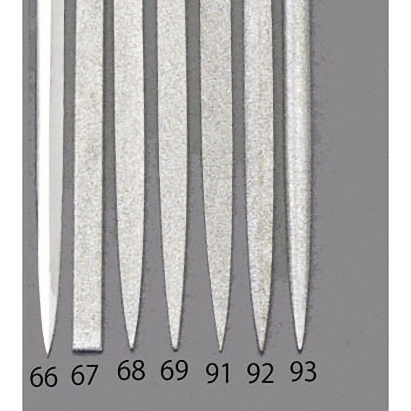 EA826VJ-66 140mm ダイヤモンドニードル鑢(笹刃/中目) 1個 エスコ 【通販モノタロウ】