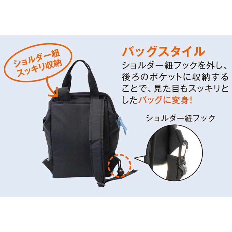 FINN-7780(CA) フィンダッシュ パックンリュック セキセイ ナイロン