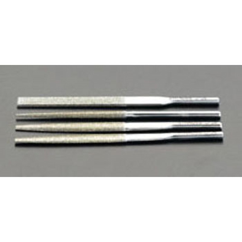EA826VM-32 5.1x2.1x85mm ダイヤモンド鑢(半丸・ショート/#200) 1個 エスコ 【通販モノタロウ】