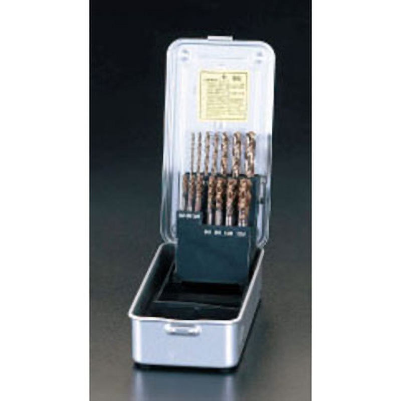 EA829AL M 3 - M12 タップ & ドリルセット(スパイラル・Co HSS) エスコ 1個 EA829AL