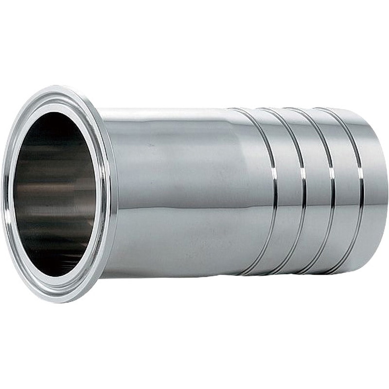 691-25-D ヘルールホースアダプター カクダイ サニタリー継手 材質SUS316L 呼び2S  691-25-D