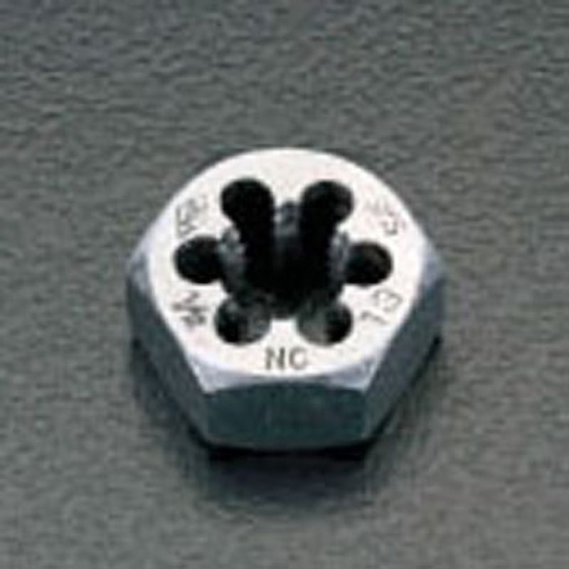 EA829MD-12 六角ダイス(UNC/SKS2) エスコ 外径55.5mm 12,948円