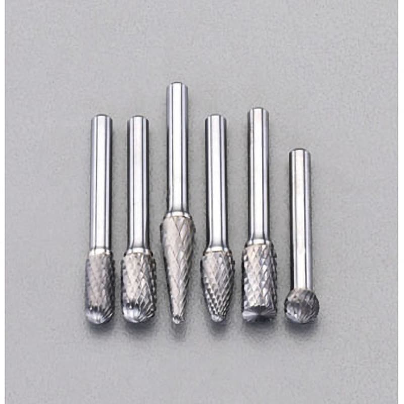 EA819J-17 6本組/6mm軸 [鉄鋳物用]超硬カッターセット 1個 エスコ 【通販モノタロウ】