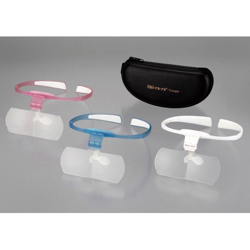 R-1178-0516 視楽楽 ヘッドルーペ ホワイト 1．6× 1個 カートン 【通販モノタロウ】 9,225円