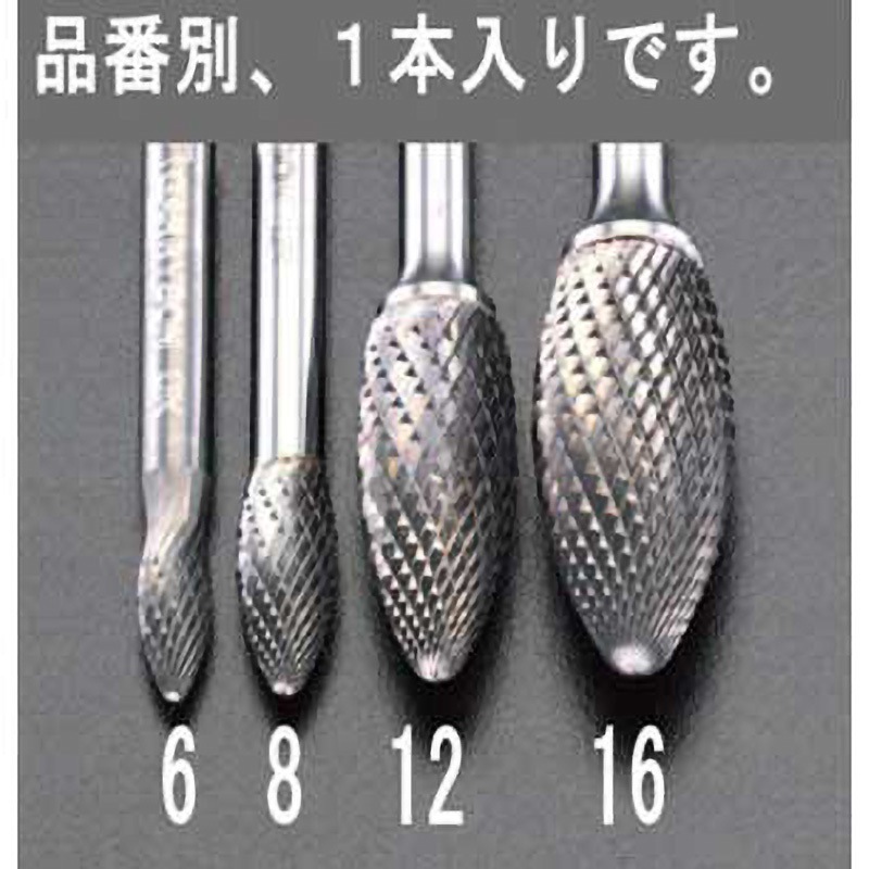 EA819JK-12 12x32mm /6mm軸 超硬カッター 1個 エスコ 【通販モノタロウ】