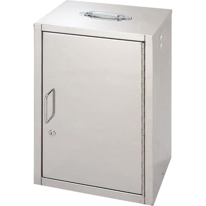 DSミニ 取手付 ステンレス薬品庫〈SUS 304〉 1台 クラフトワーク 【通販モノタロウ】