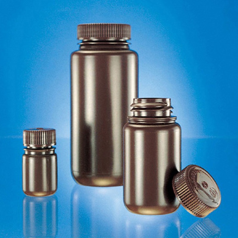 ひろっぺ様確認用 DS2185-0004 2185広口褐色サンプル瓶(高密度ポリエチレン) Thermo