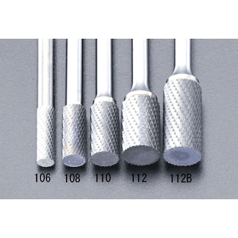 EA819VA-112 12x19mm/6mm軸 [Coated]超硬バー 1個 エスコ 【通販モノタロウ】