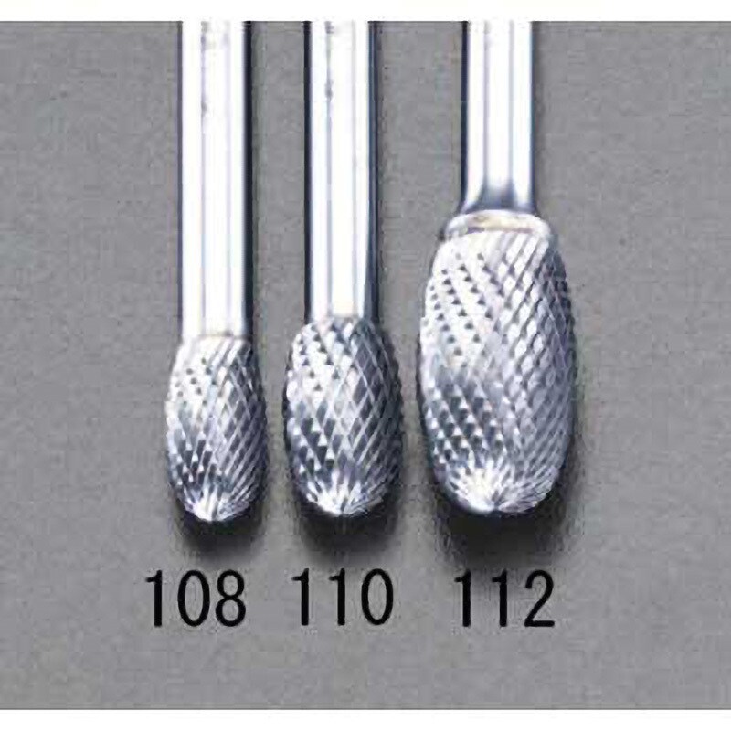 EA819VG-108 8x13mm/6mm軸 [Coated]超硬バー 1個 エスコ 【通販モノタロウ】