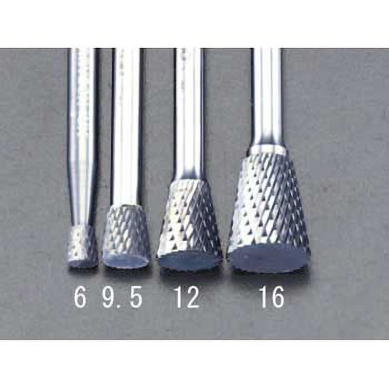 EA819VP-12 12x13mm/6mm軸 [Coated]超硬バー 1個 エスコ 【通販モノタロウ】