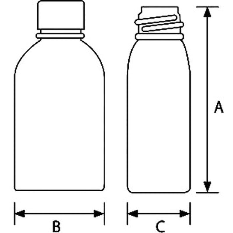500mL 1型投薬瓶 シントー化学 500mL  1箱(50本)