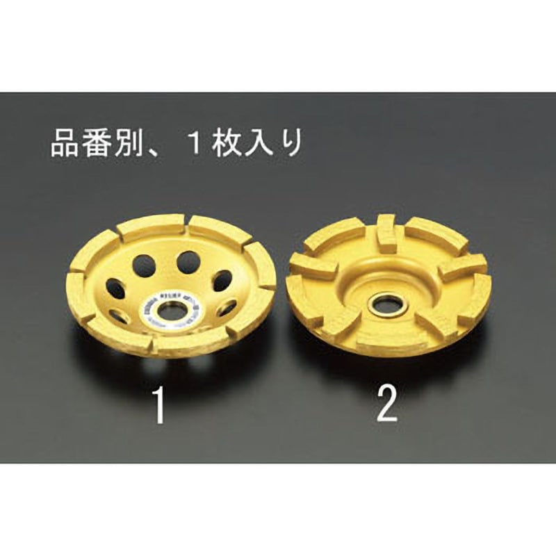 EA843A-2 100mm 研磨用ダイヤモンドホイール 1個 エスコ 【通販モノタロウ】