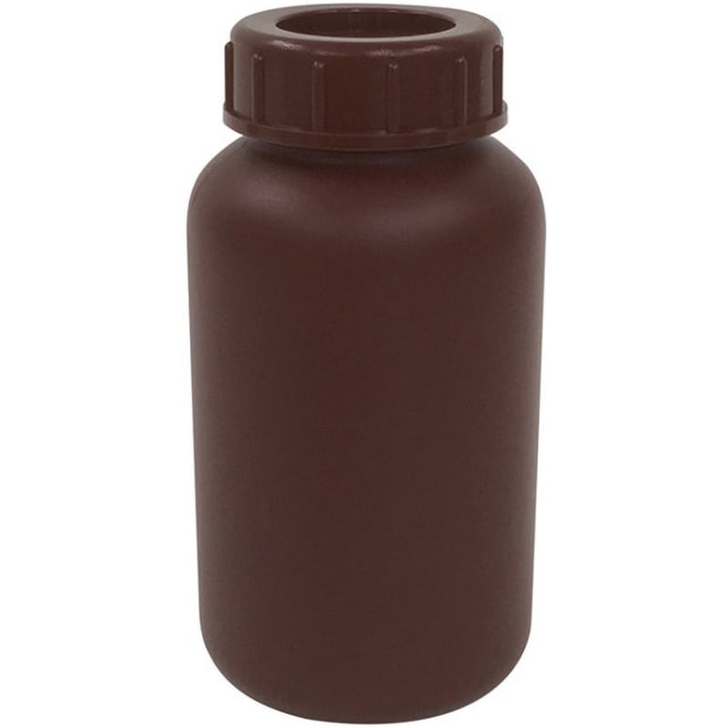 500ml ポリ(PE)広口瓶 茶 三宝 500mL 1本 - 【通販モノタロウ】