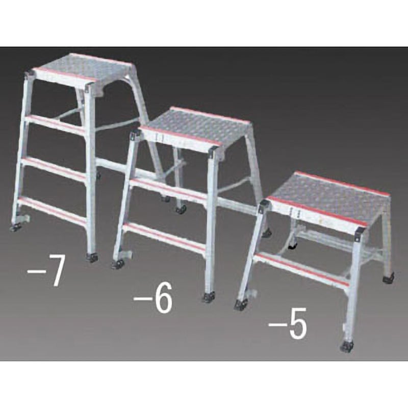 EA903AF-5 520x350mmx0.56m/2段 踏 台(アルミ製) 1個 エスコ 【通販モノタロウ】 27,580円