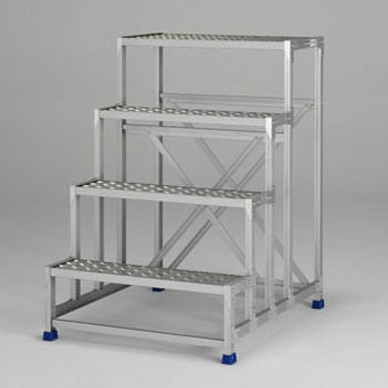 EA903BM-4A 800x 400x1200mm/ 4段 踏 台 エスコ 天板高さ1.2m  EA903BM-4A