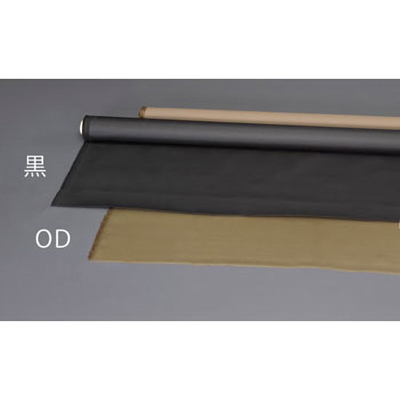 EA911AS-12 1170mmx10m ナイロンシート(裏面PUコート/OD) エスコ 厚さ0.6mm  EA911AS-12