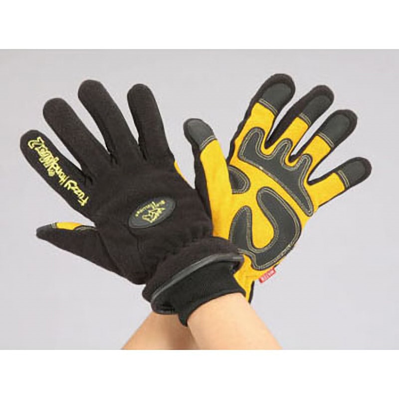 EA915G-76 [M] 手袋(防水防寒/豚革・フリース) エスコ 適合温度約-3.8℃