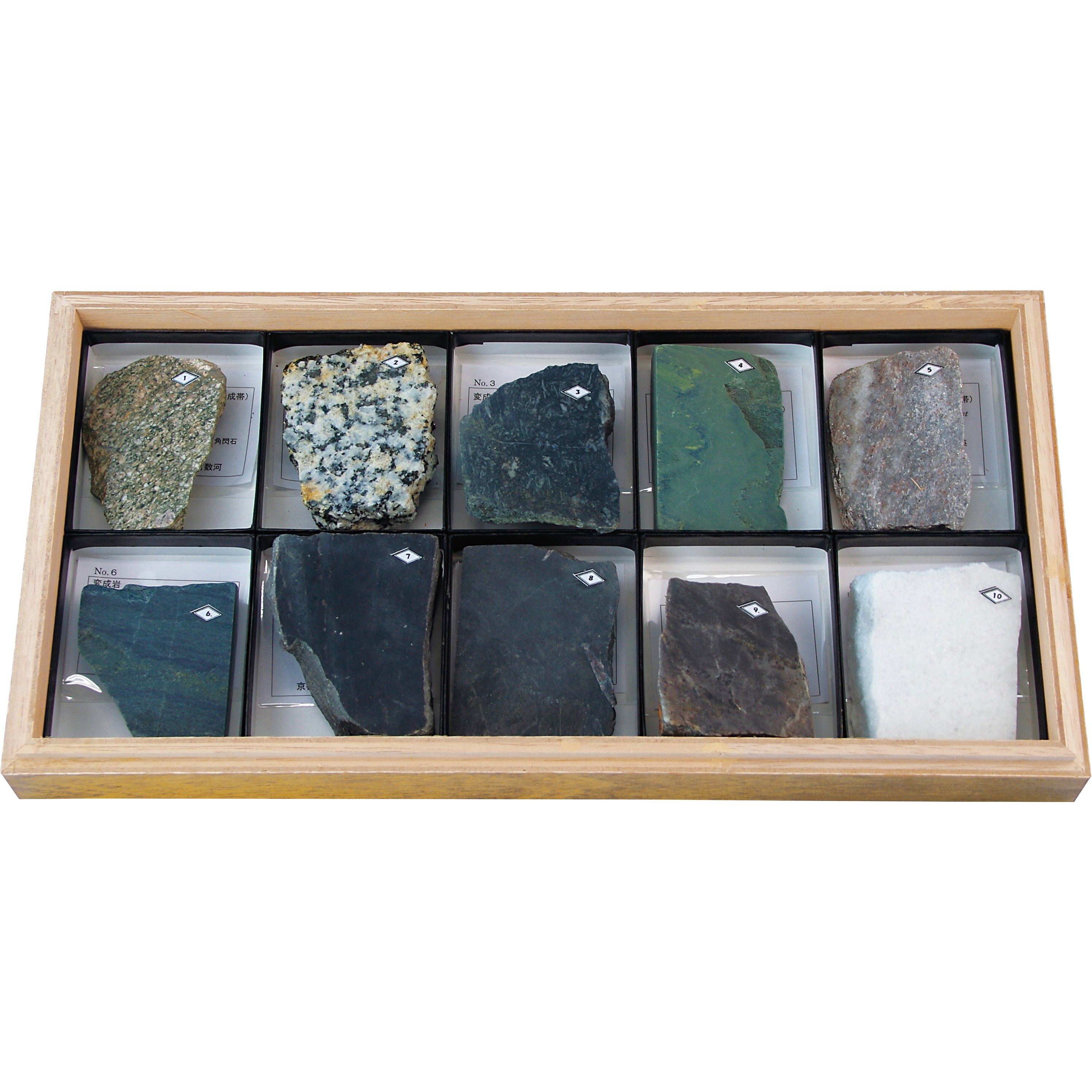 L55-1610 変成岩標本(教師用)HR-10R ナリカ 1個 L55-1610 18,250円