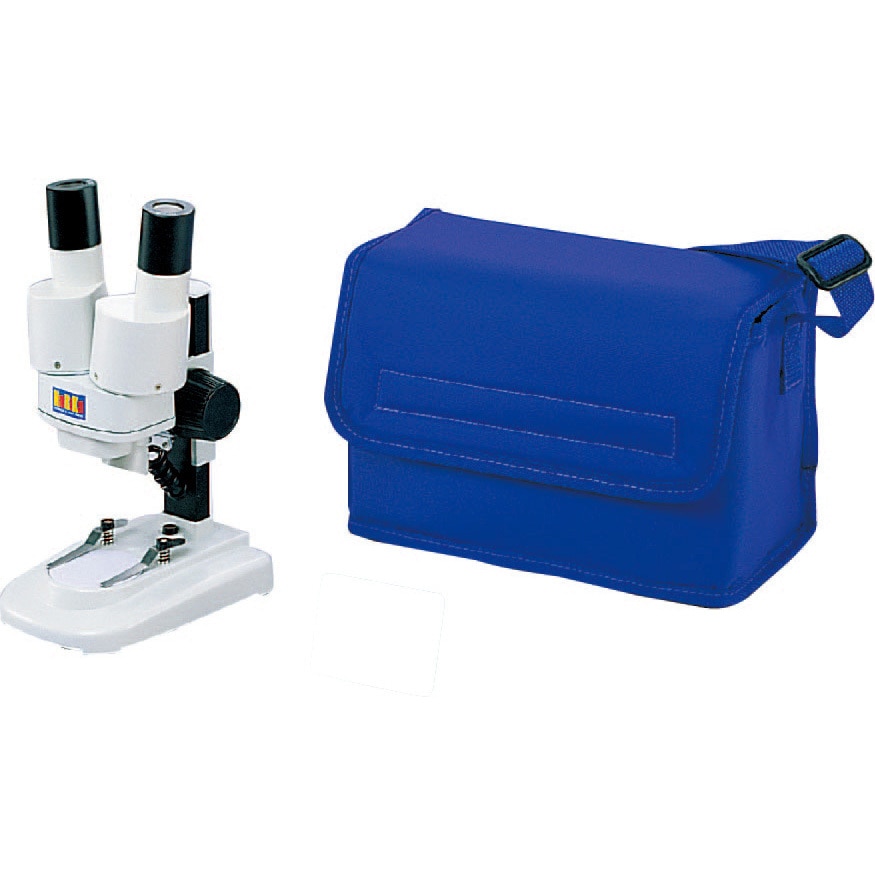 D21-5136-01 双眼実体顕微鏡(ミクロメイト) ナリカ 照明LED光源(単3乾電池2個が別途必要)