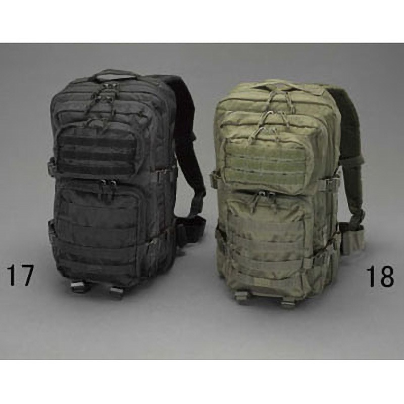 EA927CE-17 279x356x508mm リュックサック(黒) 1個 エスコ 【通販モノタロウ】