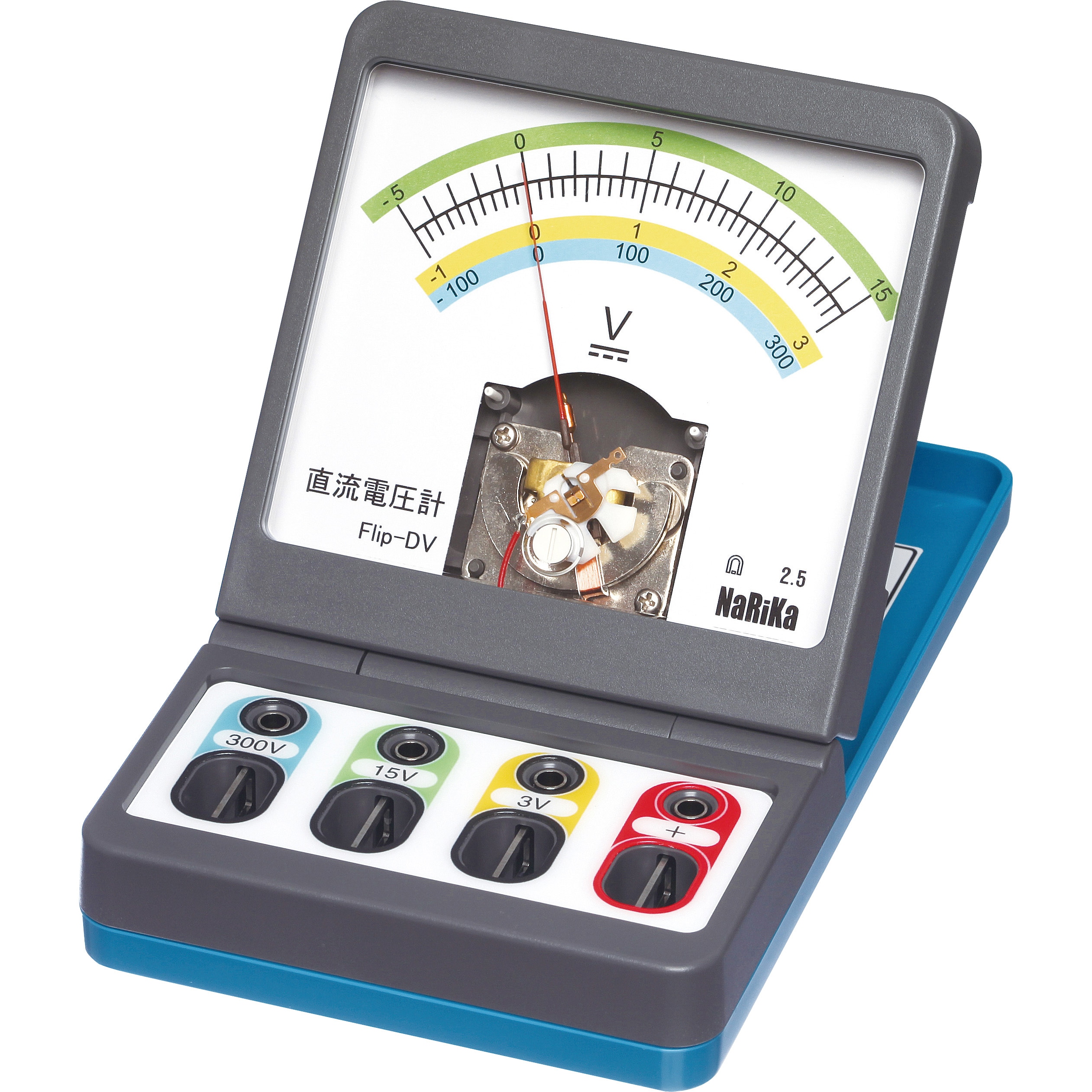 A05-7023 直流電圧計 ナリカ 種別Flip-DV