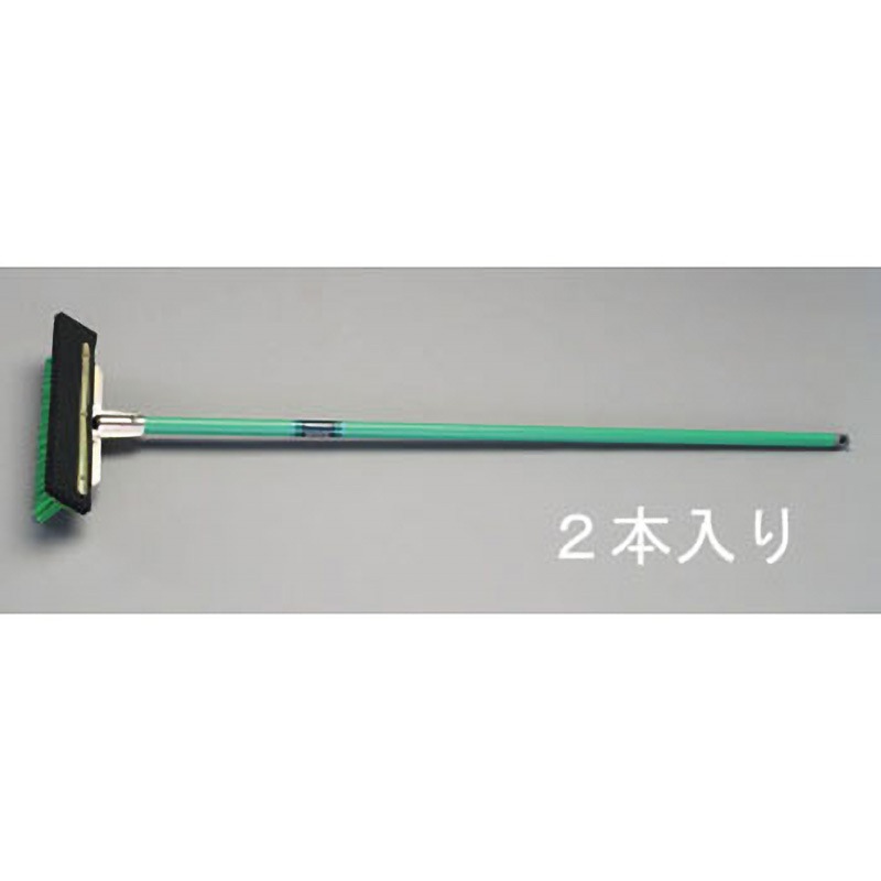 EA928CC-42 450x1380mm 床洗浄ブラシ(ラバー付/2個) 1個 エスコ 【通販モノタロウ】