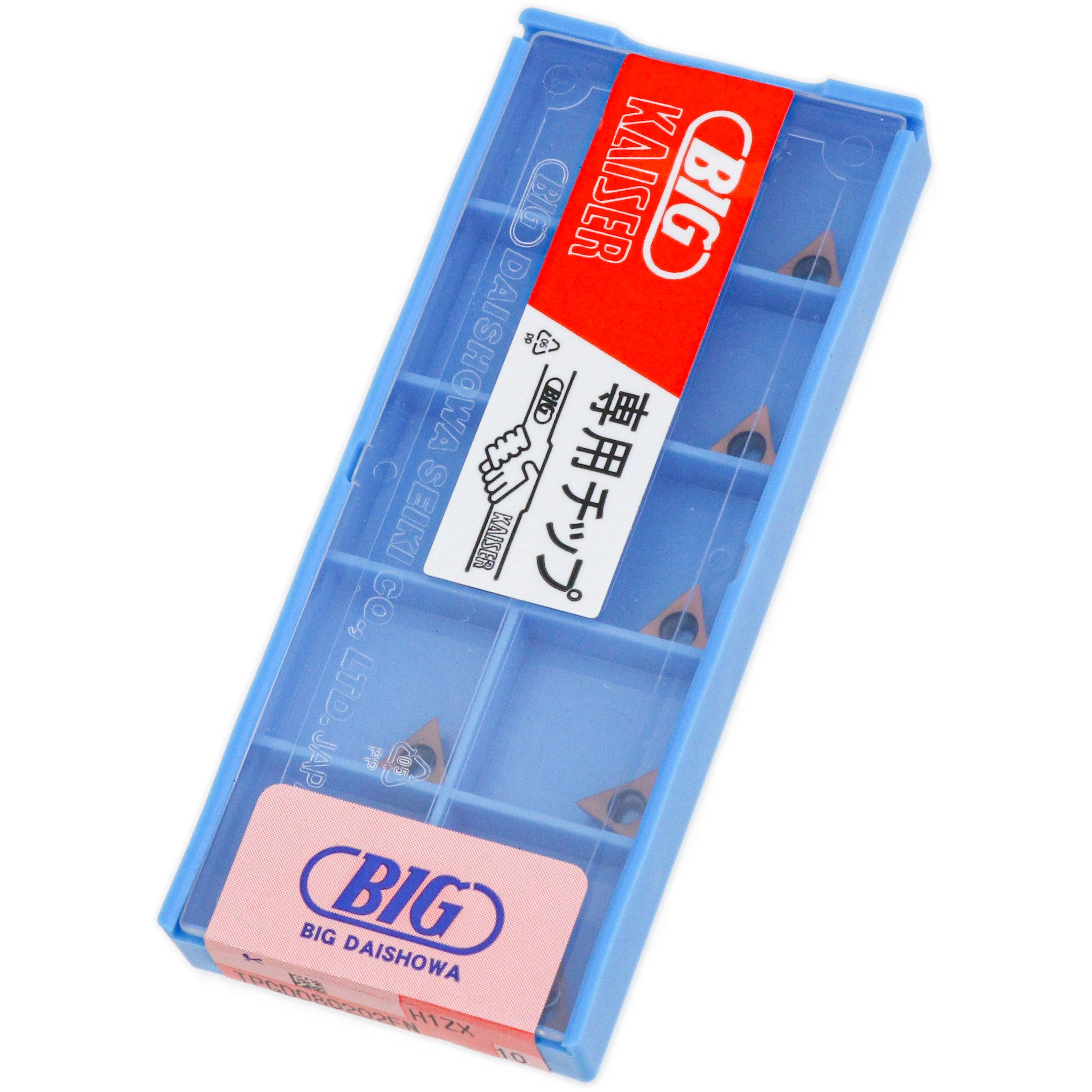 TPGD080202FN H1ZX チップ TPGD-FN BIG DAISHOWA 正三角形60° H1ZX製 コーナー半径0.2mm 1箱(10個)