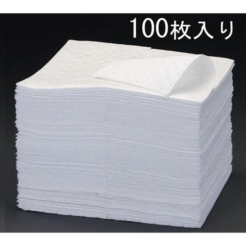 EA929DE-4 410x510x4mm 油吸着マット(水分離型/100枚) エスコ オイル対応 34,300円